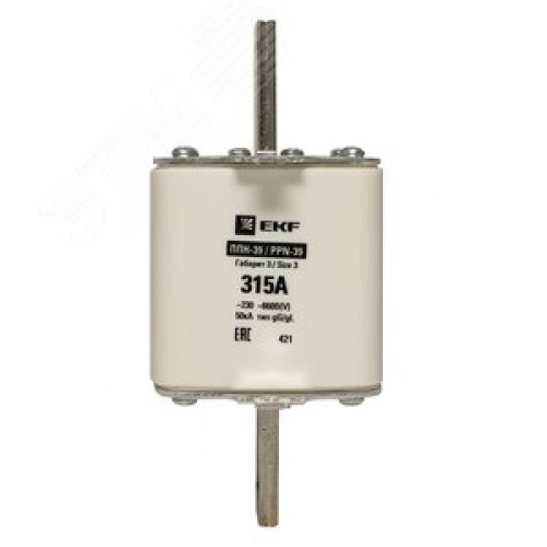 Вставка плавкая ППН-39 630/315А габарит 3