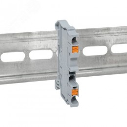 Клемма проходная Push-in 2.5 мм2 серая EKF