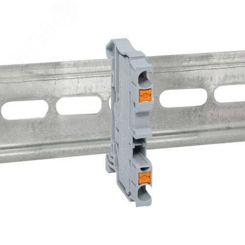 Клемма проходная Push-in 2.5 мм2 серая EKF