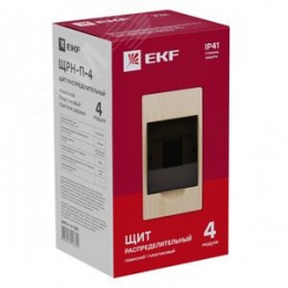 Щит распределительный навесной ЩРН-П- 4 светлое дерево IP41 PROxima