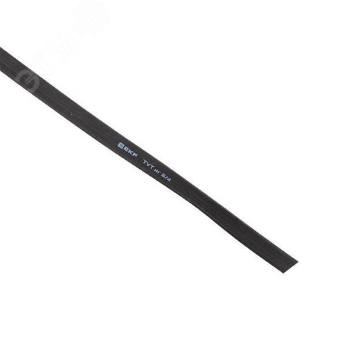 Трубка термоусаживаемая ТУТ нг 8/4 черная рулон PROxima