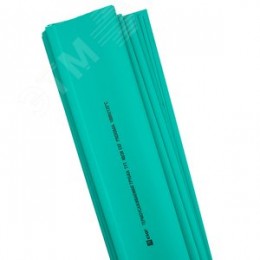 Трубка термоусаживаемая ТУТ нг 40/20 зеленая в отрезках по 1м PROxima