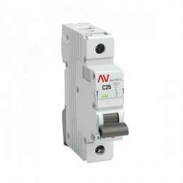 Выключатель автоматический AV-6 1P 25A (C) 6kA AVERES