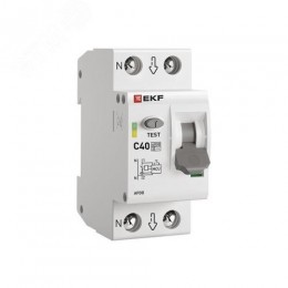 Устройство защиты от дугового пробоя (УЗДП) с автоматическим выключателем 1P+N 40А (C) 6кА PROxima