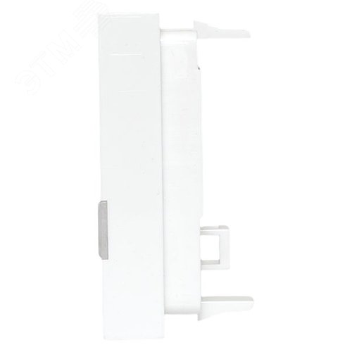 Вставка розеточная TERACOM PRO 45x22.5мм формат Mosaic на 1 модуль Keystone со шторкой и маркером белая