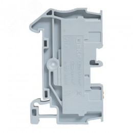 Клемма проходная Push-in 4 мм2 серая EKF