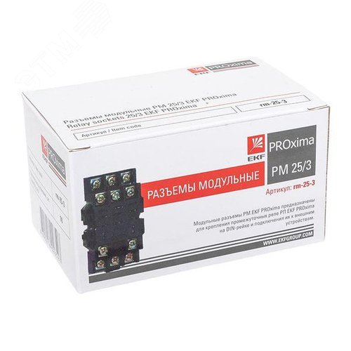 Разъем модульный РМ 25/3 для РП25/3