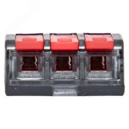 Клемма СМК 221-413 с рычагом 3 отверстия блистер (20шт.) EKF