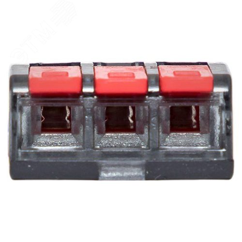 Клемма СМК 221-413 с рычагом 3 отверстия блистер (20шт.) EKF