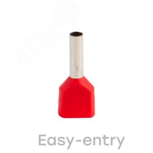 Наконечник штыревой втулочный изолированный НШвИ (2) 1.0-8 (50шт)