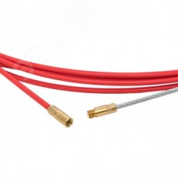 Протяжка кабельная стеклопруток 3.5 мм со смен. наконеч., 15 м