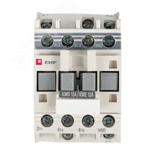 Пускатель магнитный КМЭ 12А катушка управления 220В АС малогабаритный 1NO