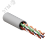 Витая пара TERACOM PRO 5E U/UTP 4 пары solid 24AWG PVC серый 305м