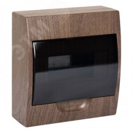 Щит распределительный навесной ЩРН-П- 8 темное дерево IP41 PROxima