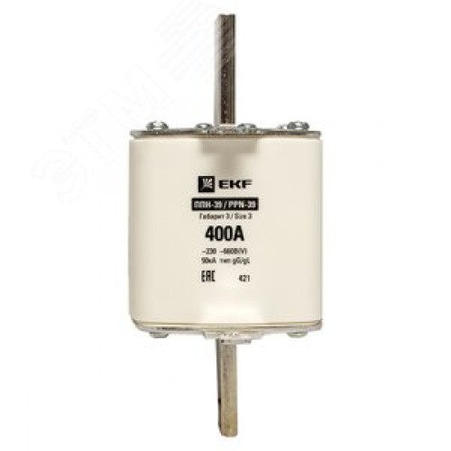 Вставка плавкая ППН-39 630/400А габарит 3