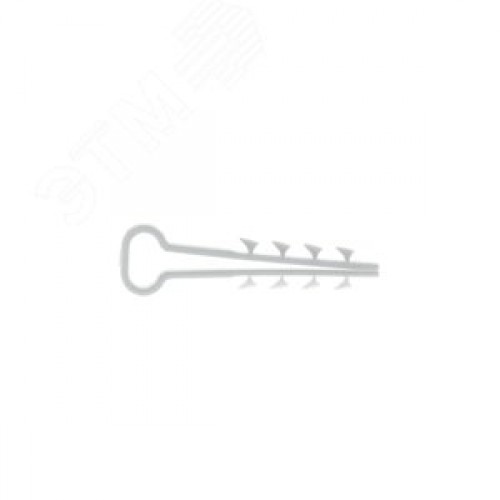 Дюбель-хомут 6х12 полипропилен белый Simple (50шт)