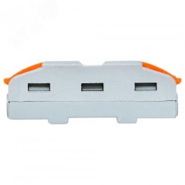 Строительно-монтажная клемма СМК 222-424 разветвительная 4 выхода 0,08-4 мм2 EKF