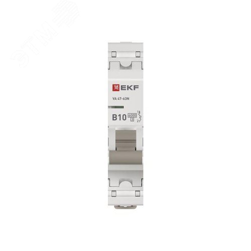 Выключатель автоматический однополюсный 1P 10А (B) 6kA ВА 47- 63Т M636110B PROXIMA EKF