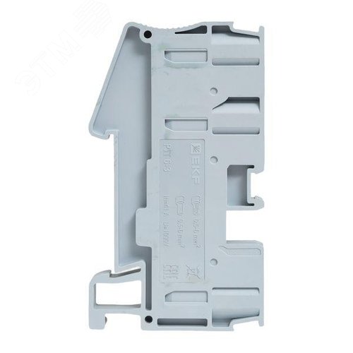 Клемма Push-in 6 мм2 3 вывода серая EKF