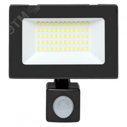 Прожектор светодиодный СДО-3004 с инфракрасным датчиком движения 50 Вт 6500К IP54 LUMA