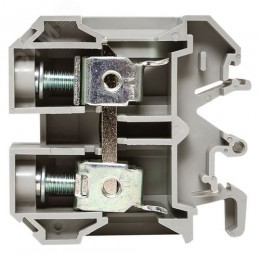 Клемма проходная винтовая JXB 35 мм2 серая EKF