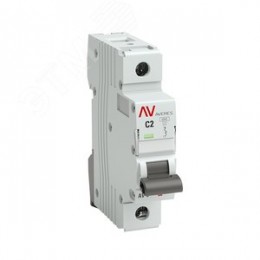 Выключатель автоматический AV-6 1P 2A (C) 6kA AVERES