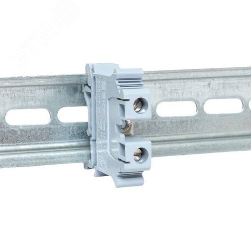 Клемма проходная винтовая UT 10 мм2 серая EKF