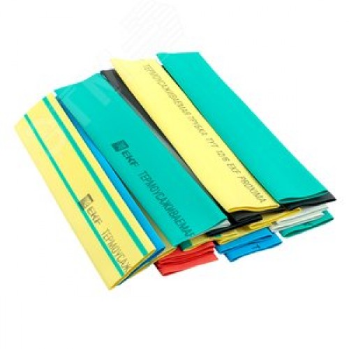 Трубка термоусаживаемая ТУТ нг 12/6 (7 цветов по 3шт) 100мм PROxima