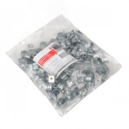 Скоба металлическая однолапковая d16-17мм  PROxima