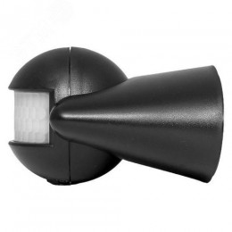 Датчик движения ИК настенный 1200Вт 180 градусов до 12 м IP44 MS-39b черный PROxima