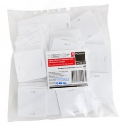 Бирка кабельная маркировочная 134 большой квадрат (100шт)