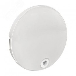 Светильник светодиодный ЖКХ круг ДПО-2200 с инфракрасным датчиком движения 12Вт 6500K IP65 LUMA