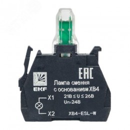 Лампа сменная c основанием XB4 белая 24В PROxima