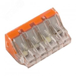 Клемма СМК 773-174 с пастой 4 отверстия 2.5-6.0мм2 уп.50шт. PROxima