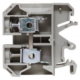 Клемма проходная винтовая JXB 10 мм2 серая EKF