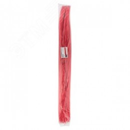 Трубка термоусаживаемая ТУТ нг 8/4 красная в отрезках по 1м PROxima