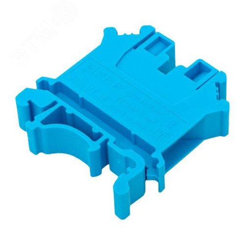 Клемма проходная винтовая UT 10 мм2 синяя EKF