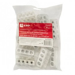 Клеммник для сетей уличного освещения KE10.504 Al 4x10-50 мм / Cu 2.5-35 мм EKF