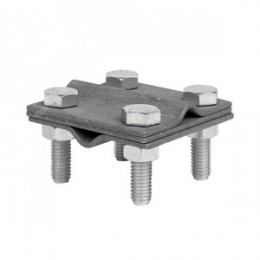 Зажим крестовидный прут-прут 3 пластины 57x57 мм HZ PROxima