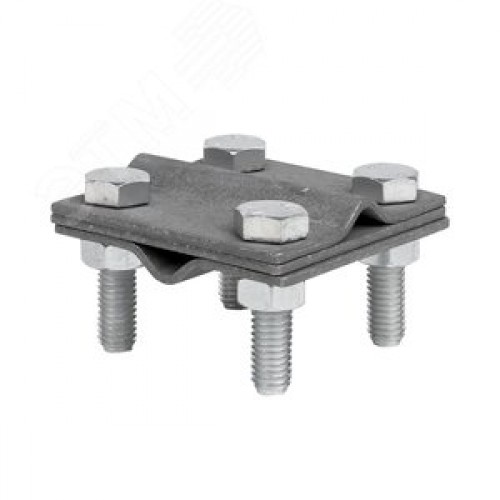 Зажим крестовидный прут-прут 3 пластины 57x57 мм HZ PROxima