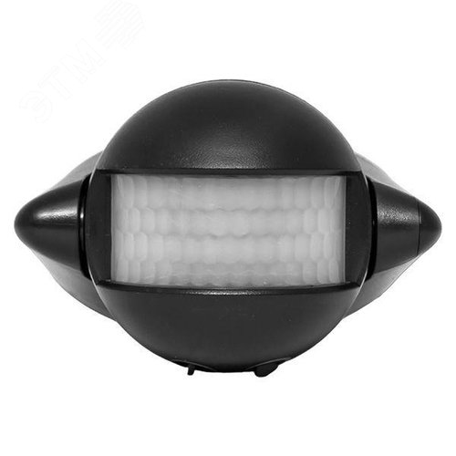 Датчик движения ИК настенный 1200Вт 180 градусов до 12 м IP44 MS-39b черный PROxima