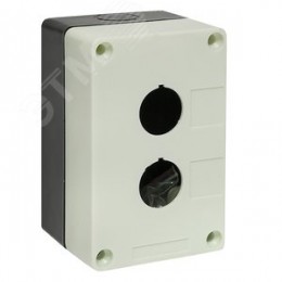 Корпус КП-102 на 2 кнопки белый