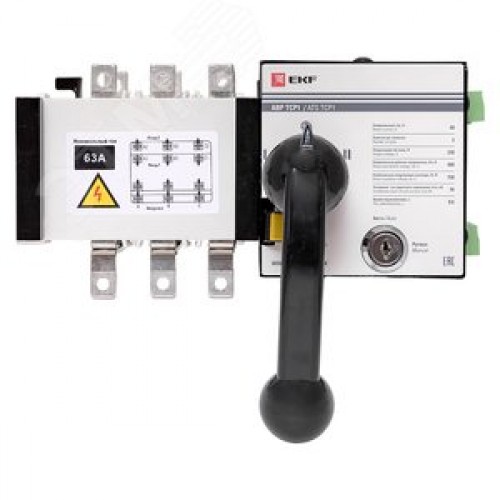 Устройство автоматического ввода резерва АВР ТСP1 63A 3р 230В