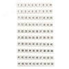 Маркеры для ST/Push-in 2,5 с нумерацией 1-50 для крепления сбоку (100 шт.) EKF