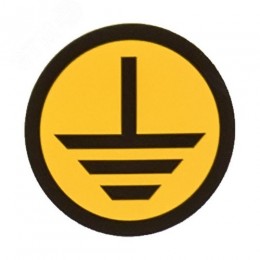 Знак безопасности ''Земля'' (круглый) d=20мм