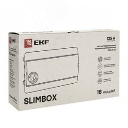 Щит распределительный ЩРВ-П-18 SlimBox белая дверца IP41 PROxima