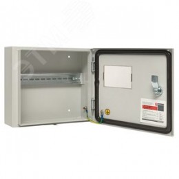 Щит учетный счетчик на дин-рейку ЩУ-1/1-0         (250х300х100) IP54 PROxima