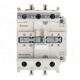 Пускатель магнитный КМЭ 95А катушка управления 220В АС малогабаритный 1NO 1NC