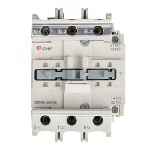 Пускатель магнитный КМЭ 95А катушка управления 220В АС малогабаритный 1NO 1NC