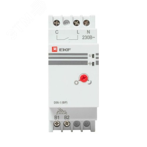 Фотореле DIN-1 (ФР) 2-100Лк 25А (3000Вт)